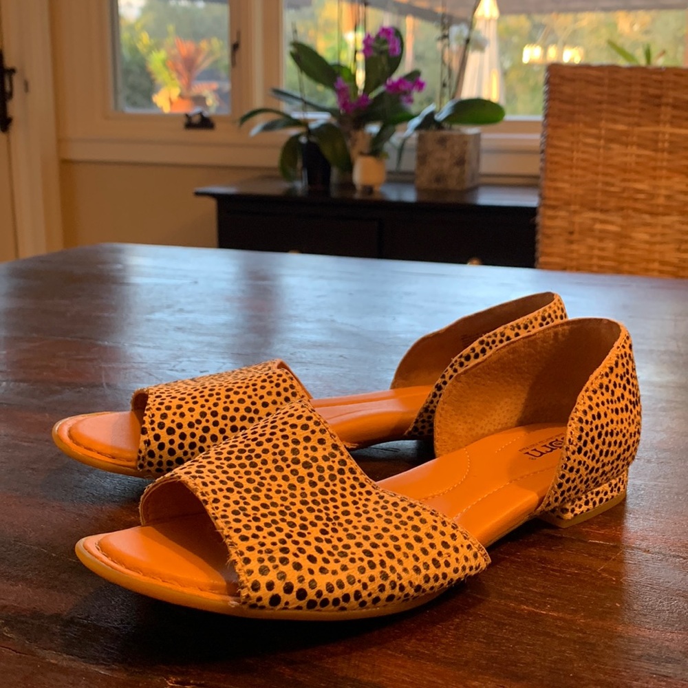 Born calf skin loafers sz 10